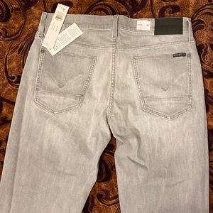 Men’s Grey Slim Straight Hudson Jeans. W32 L32. Unworn with tags from Nordstrom